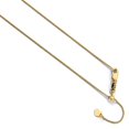 thumbnail image 1 of 10 Karat Yellow Gold .8 mm Adjustable Spiga Chain, 1 of 4