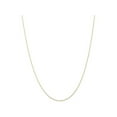 thumbnail image 1 of Gem & Harmony 10 Karat Yellow Gold Cable Rope Chain 18 inch Chain .5mm for Women, 1 of 6