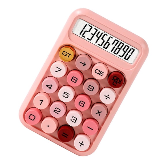 10 Key Calculator With Anti Silicone Pad Key Press And Optimal Viewing Angles