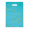 thumbnail image 1 of 10 Kids Party Bags, Birthday Candy Bags, Party Treat Bags With Star Patterns In 3 Colors (Blue) - For Children's Birthdays, Themed Parties, Candy Giveaways, Small Gift Packaging, 1 of 4