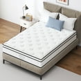 thumbnail image 1 of 10" King Size Hybrid Mattress - Medium Firm Support with Pocket Springs & Memory Foam (75.98"L X 79.92"W X 10"H), 1 of 7