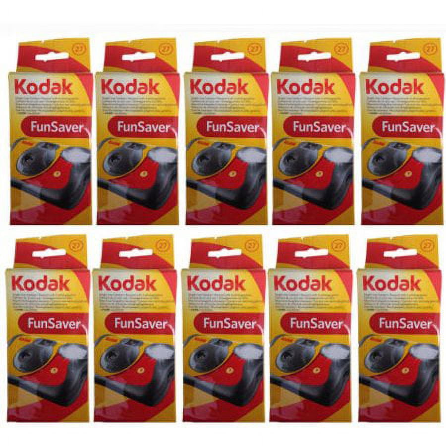 Original Kodak FunSaver Single Use Camera With Flash Disposable  Point-and-Point Film Cameras 27 Sheets