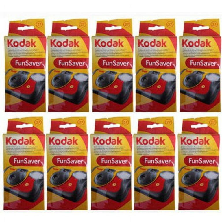 10 Kodak FunSaver Flash 27 Exp Single Use Disposable 35mm Camera