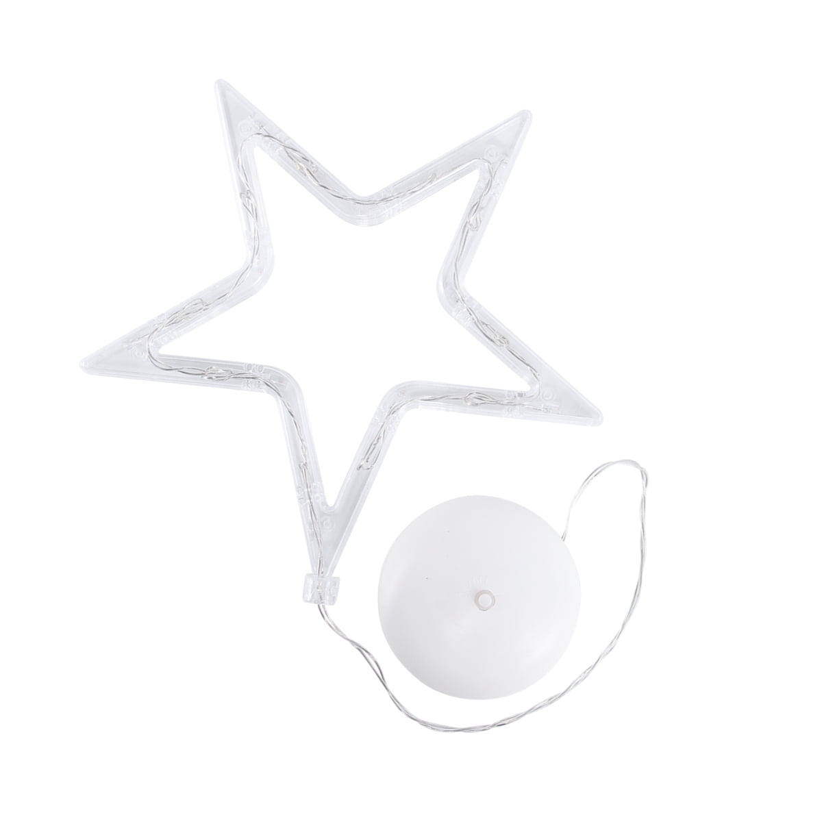 10 LED Christmas Lights Hanging Window Light with Suction Cup Battery Operated Window Hanging