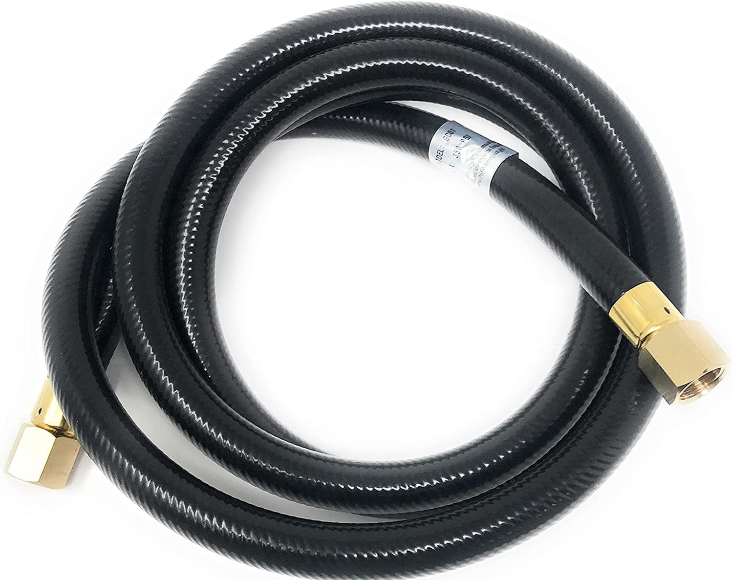 Madol 10' LP Propane Gas Hose Assembly 3/8" Female Flare x 3/8" Female Flare Coupling Connector [948-777] High or Low Pressure for LP GAS RV Grills Heaters Air Compressor