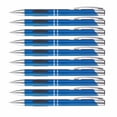 thumbnail image 1 of 10 Laser Comfort Grip Metal Pens Pack - Slim, Comfortable grip, Black Ink - Blue, 1 of 5