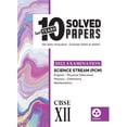 thumbnail image 1 of 10 Last Years Solved Papers - Science (PCM): CBSE Class 12 for 2022 Examination, (Paperback), 1 of 2