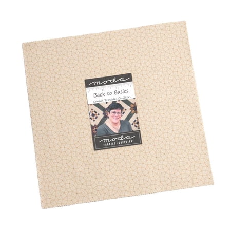 10" Layer Cake Squares - Back to Basics by Kansas Troubles Quilters for Moda Ten-Square Fabric Bundle Quilter's Cotton Precuts (9720LC) M531.40