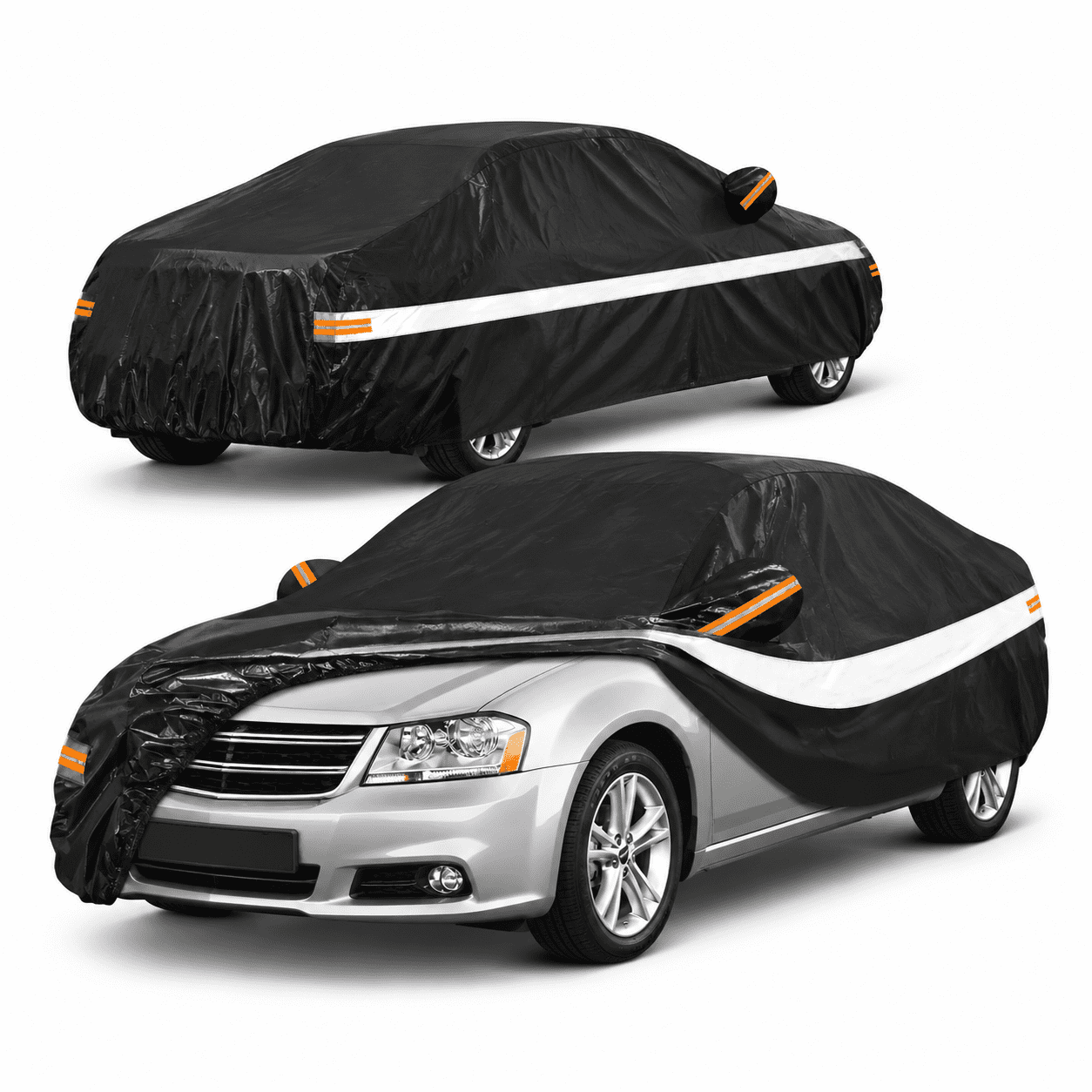 10 Layers Sedan Car Cover Custom Fit For Avenger (1994-2015) Waterproof ...