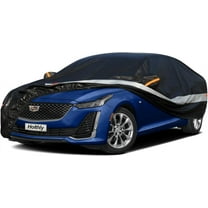 10 Layers Sedan Car Cover Waterproof All Weather for Automobiles,100% Waterproof Outdoor Car Covers Rain Snow UV Dust Protection. Custom Fit for Lexus ES, Cadillac CT5, CTS, Buick LaCrosse,etc