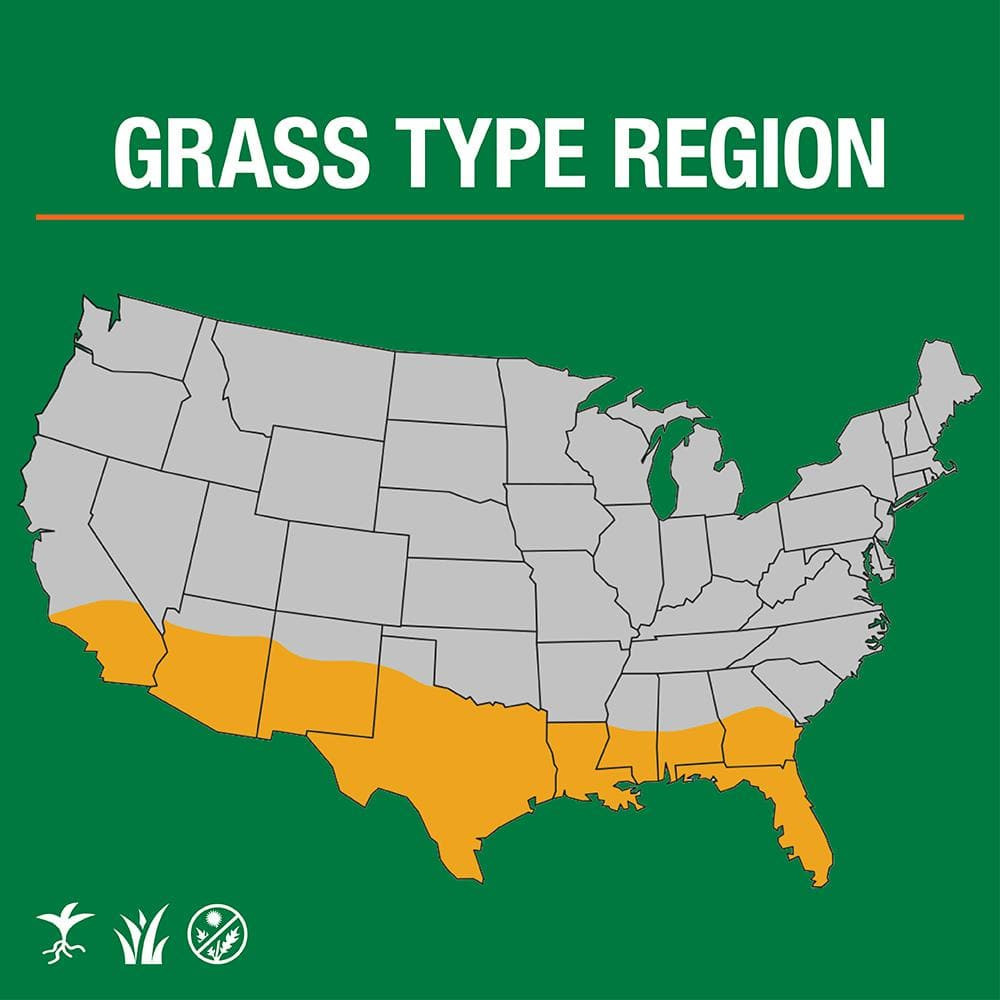 10 Lbs. Bermuda Grass Seed Blend With Water Saver Seed Coating Lawn