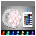 thumbnail image 1 of 10 Led Swimming Pool Light With Remote Controlled RGB Dive Light LED Underwater Lamp Portable Battery Operated For Vase Aquariu ,Low Energy, 1 of 7