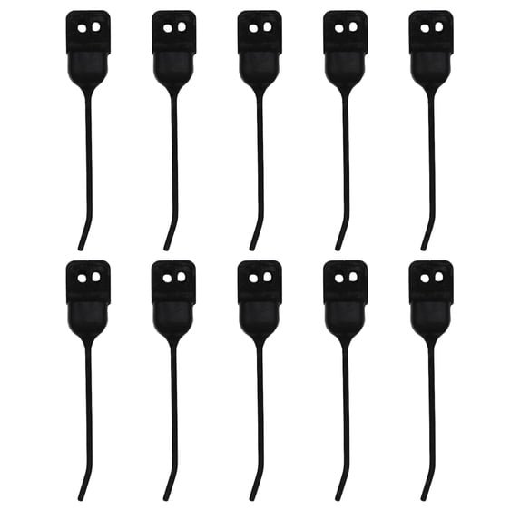 RAParts (10) LH Rubber Mounted Hay Rake Teeth 850613 Fits New Holland 258 65668 RTIANHL
