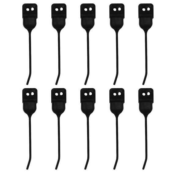 RAParts (10) LH Rubber Mounted Hay Rake Teeth 850613 Fits New Holland 258 65668 RTIANHL