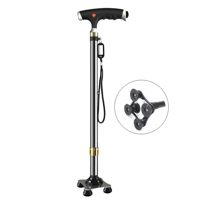 10 Levels Adjustable Walking Cane for Men Women, Cane for Seniors with