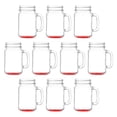 thumbnail image 1 of 10 Libbey Mason Jars with Handles Set, 16 oz. - Traditional style, High standard - Red, 1 of 5