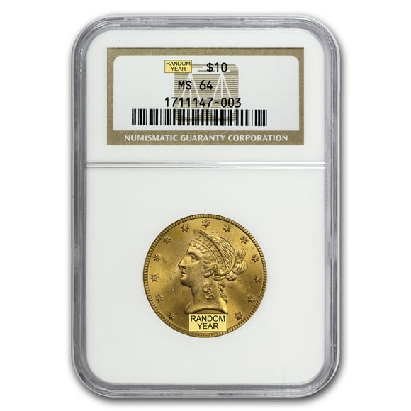 $10 Liberty Gold Eagle MS-64 NGC (Random)