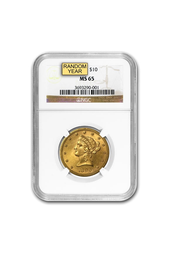 $10 Liberty Gold Eagle MS-65 NGC (Random)