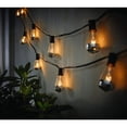 thumbnail image 1 of 10-Light 11 ft. Indoor/Outdoor Plug-In ST38 Incandescent Bulb String Light with Silver Bottom, 1 of 1