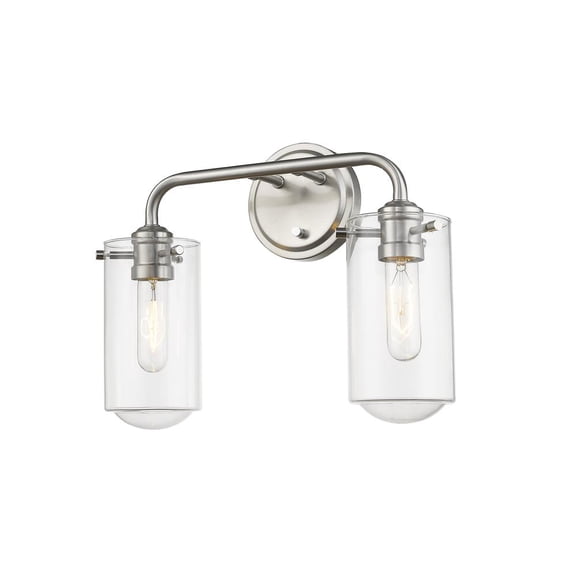 10 Light Island/Billiard In Transitional Style 38 Inches Wide By 11.75 Inches High-Brushed Nickel Finish Z-Lite 471-2V-Bn