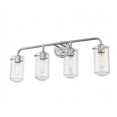 10 Light Island/Billiard In Transitional Style 38 Inches Wide By 11.75 Inches High-Brushed Nickel Finish Z-Lite 471-4V-Bn