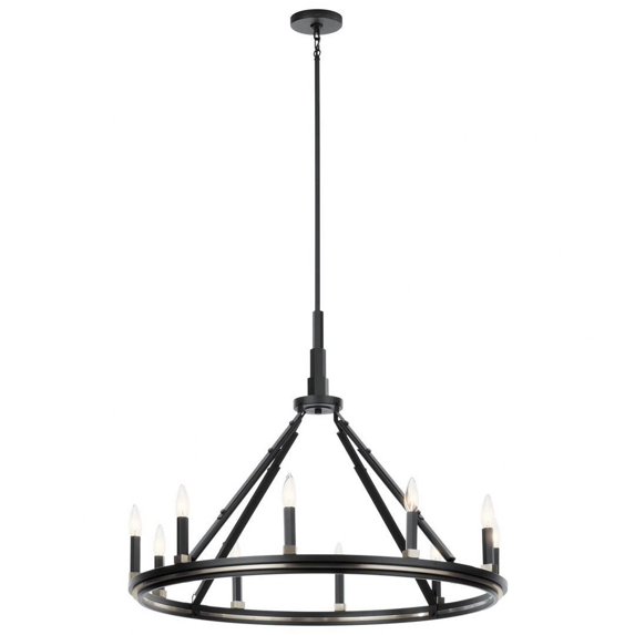 Kichler Lighting - Emmala - 10 Light Large Chandelier In Art Deco Style-27.5