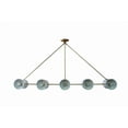 thumbnail image 1 of 10 Light Modern Raw Brass chandelier light Fixture, 1 of 8