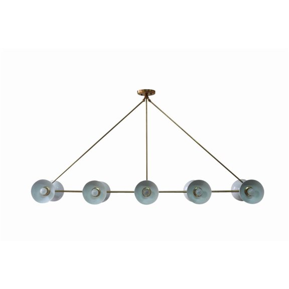 10 Light Modern Raw Brass chandelier light Fixture