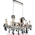 thumbnail image 1 of Crystal World 10 Light Silver Up Chandelier, 1 of 2
