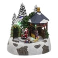 thumbnail image 1 of Northlight 10" Lighted and Animated Christmas Scene with Santa Claus, 1 of 5
