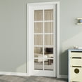 thumbnail image 1 of 10-Lite Clear Glass Door Slab with/without Prehung Kit, White, 1 of 9