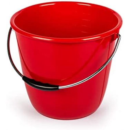 10 Liter Food Safe Bucket with Metal Handle, Made, Sturdy  Easy to