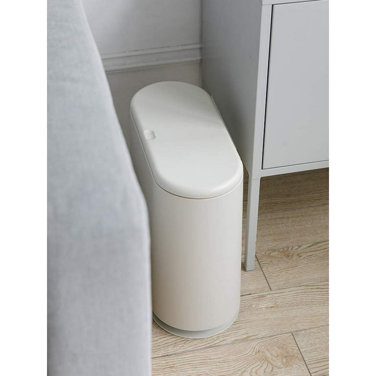 Plastic Lidless Trash Can, Medium Garbage Can With Pressure Ring, Kitchen  Bathroom Bedroom Living Room Dorm Office Toilet Garbage Can - Temu United  Arab Emirates