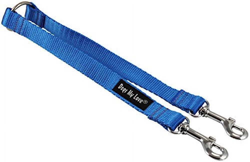 15ft Long Retractable Dog Leash Lead Blue Clip Clasp Metal Black Nylon  Locking