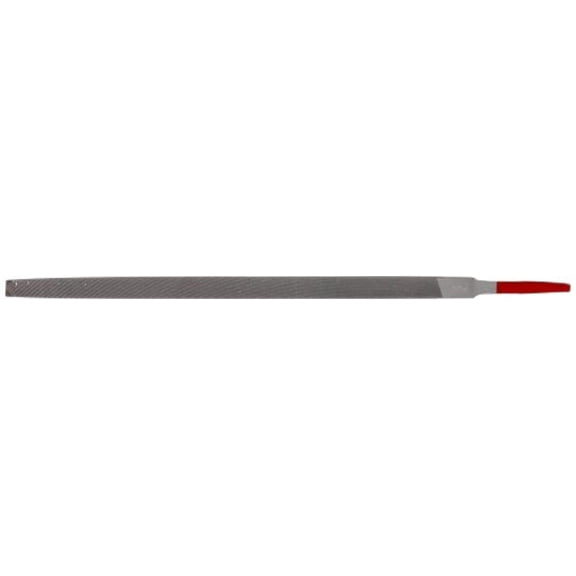 simonds hand file, american pattern, double cut, square, medium, 10" length, 3/8" width, thickness