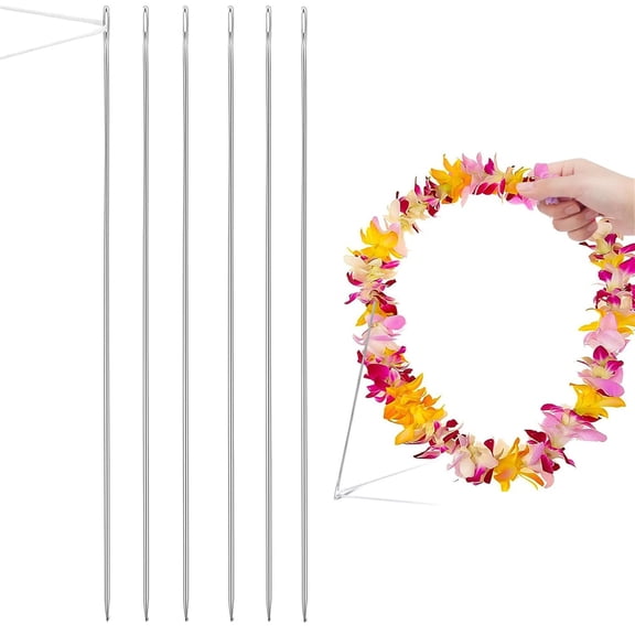 10" Long Sewing Needles,Bexikou 6 Pcs Stitching Needles,Hand Sewing Needles,Professional Upholstery Needles for Upholstery and Crafting Project, Big Needle for Leather Repair Stitching and Large Task