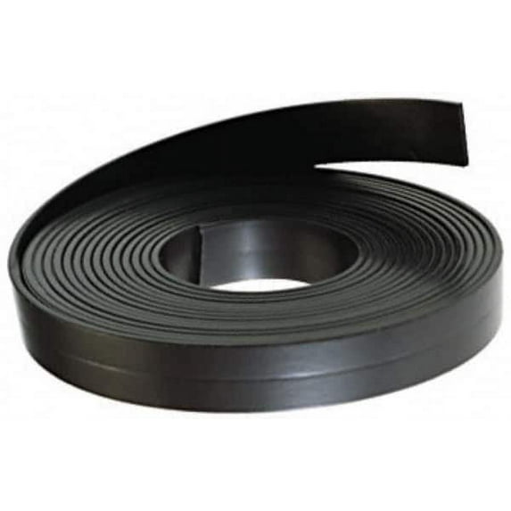 10' Long x 1" Wide x 1/16" Thick Flexible Magnetic Strip with Adhesive Backing
