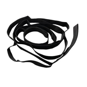 10-Loop Stretching Strap 74.8 Non-Elastic Polypropylene Yoga Strap for Physical Therapy, Pilates, Flexibility Training, Hamstring/Leg Stretch Belt