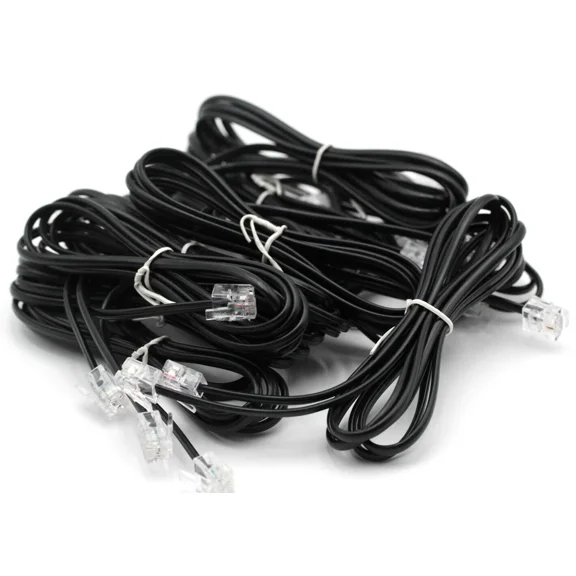 10 Lot Replacement Line Cord Cables For Vtech At&T Panasonic Home Office Phone