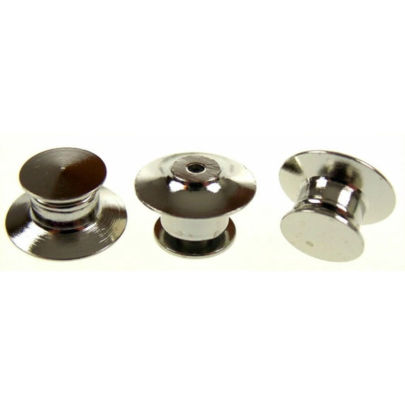 10 Low Profile Pin Keepers/Locking Pin backs-No Tools Required SHIPS FROM USA