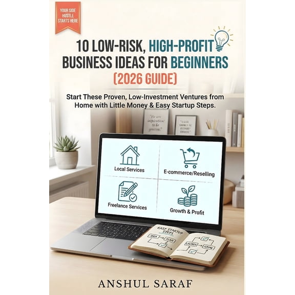 10 Low-Risk, High-Profit Business Ideas for Beginners: Start These Proven, Low-Investment Ventures from Home with Little, (Paperback)