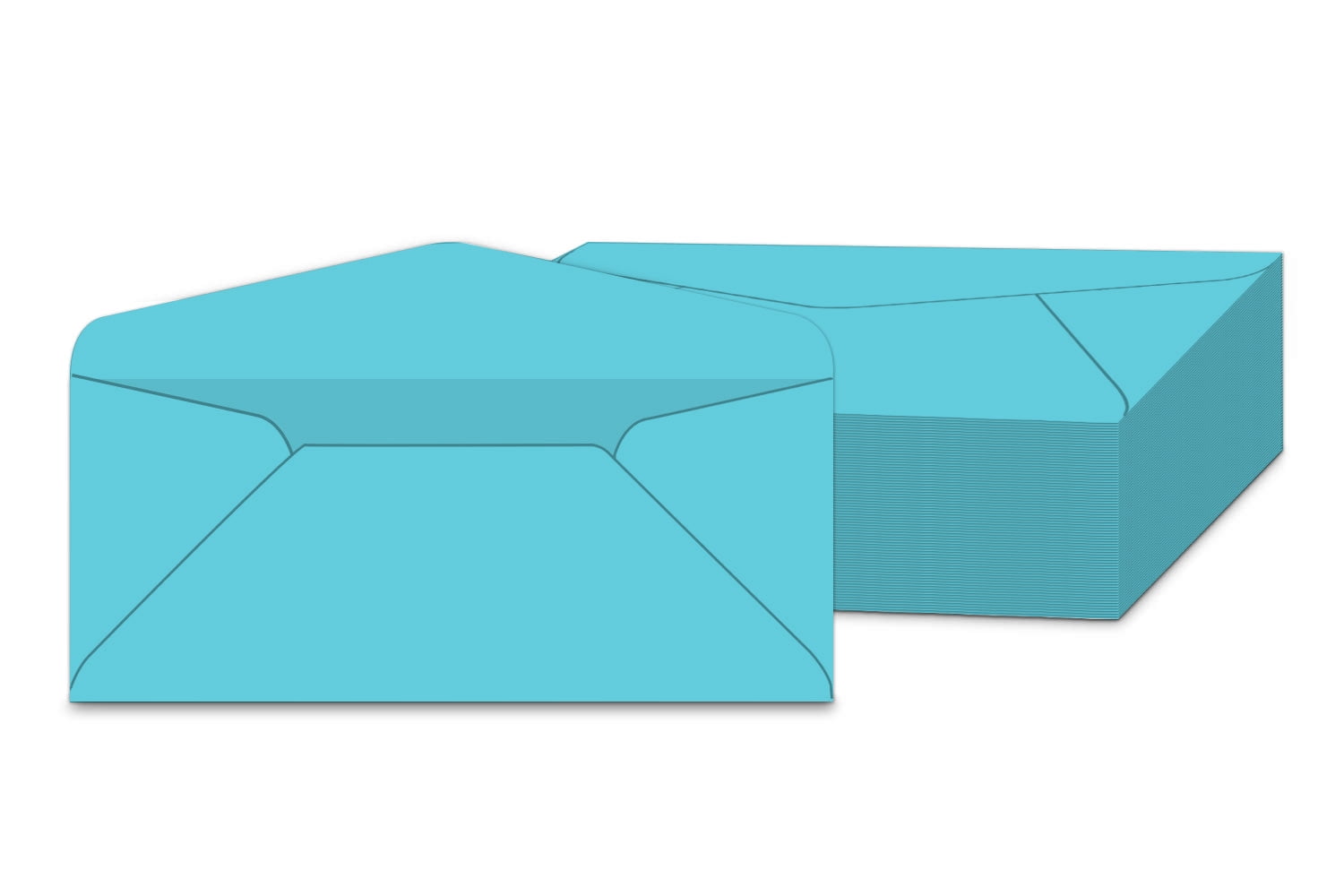 #10 Light Blue Color Envelopes | Colored Standard Business Size Mailers ...