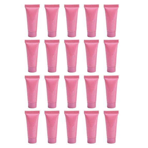 10 ML Refillable Container Tube, 20 Pieces Colored Plastic Squeeze Soft Travel Bottles
