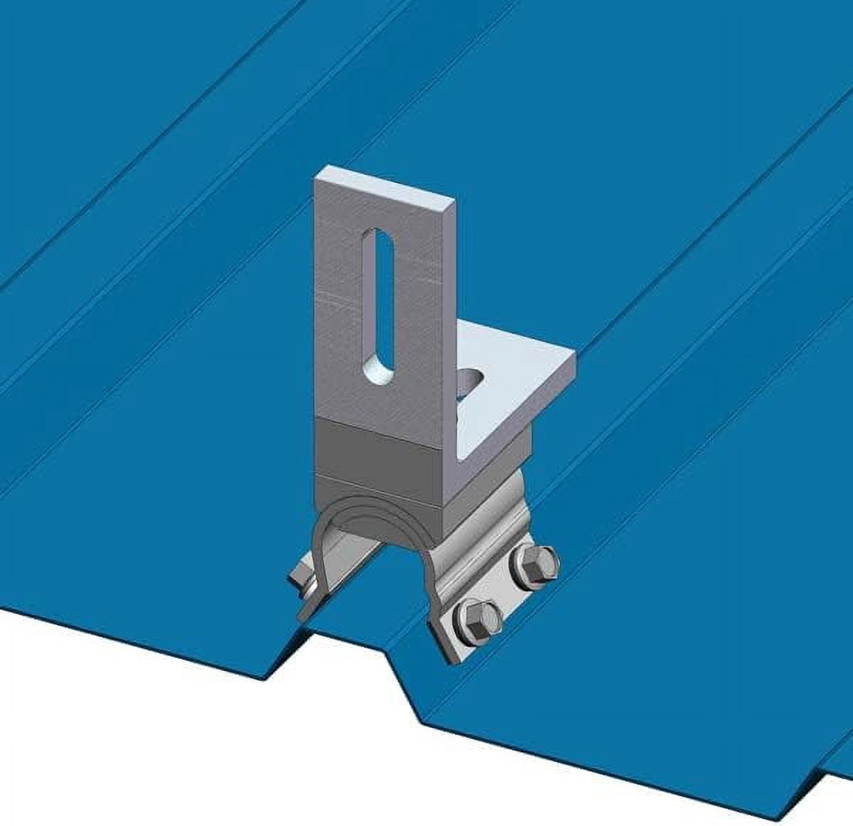 L Bracket Rib 10 MageBracket RH with L Bracket R-Panel Trapezoidal Metal Roof ...