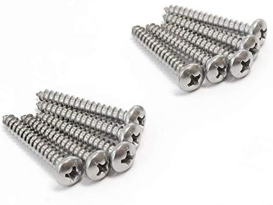 10 Marine Head Self Tapping Set Type A Number 8 X 1.25 Inches For Wood