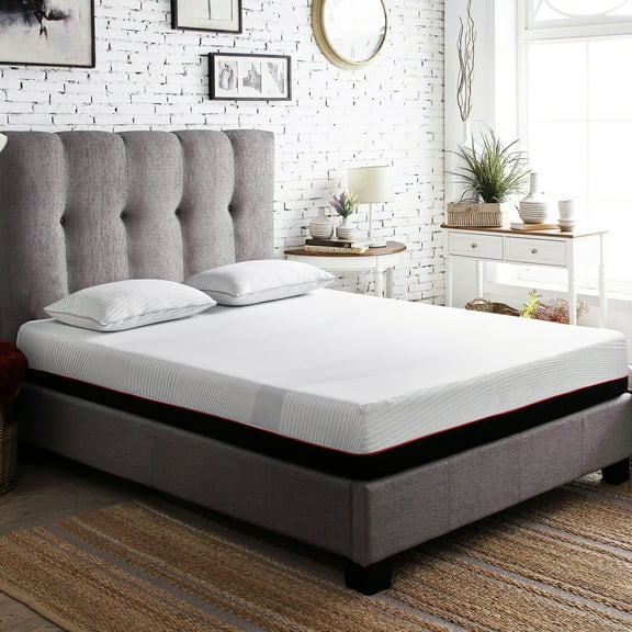 10" Memory Foam Mattress King - Cool Copper Harmony Cooling Mattress, Advanced Support Framework