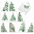 thumbnail image 1 of 10 Merry Christmas Note Cards Assorted (4 x 5.12 Inch) - JUST FIR YOU M5019, 1 of 6