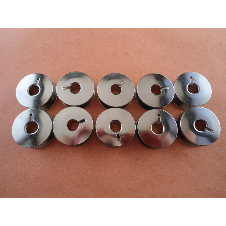 10 Metal Bobbins For Bernina 1000, 1001, 1070, 1080 Sewing Machine #55623S  