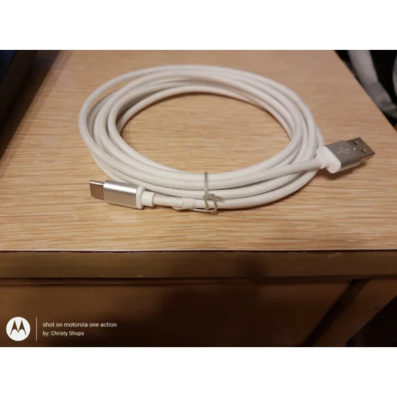 10' Metal Braided Charging Cable For Usb C Phones Free Shipping