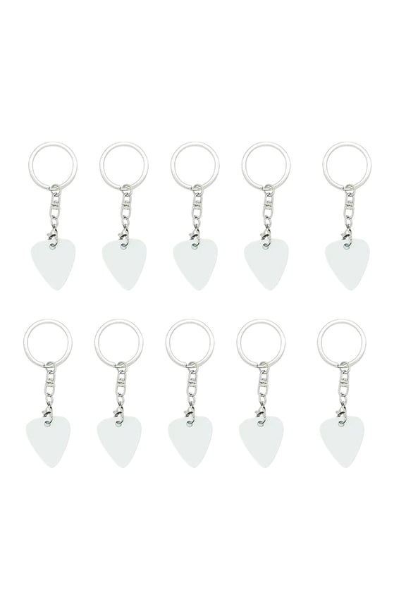 10 Metal Keychains Blanks Aluminum Labels for Individualized Printing Easy Snapping on Attachment Lightweight